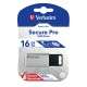 Verbatim Secure Pro 16Go USB 3.0 3.1 Gen 1 Capacity Argent lecteur USB flash - 3