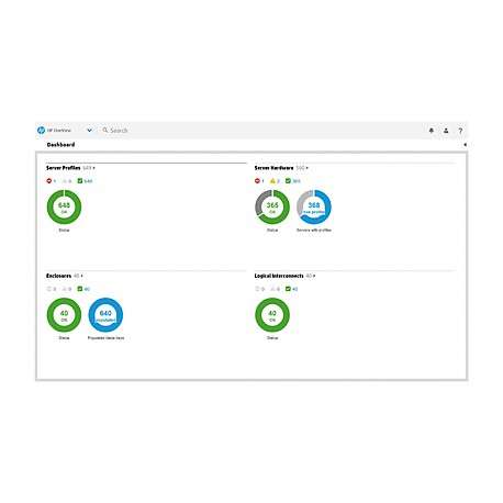 Hewlett Packard Enterprise OneView including 3yr 24x7 Support Enclosure Bundle Track 16 Server LTU - 1