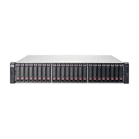 Hewlett Packard Enterprise MSA 1040 Rack 2 U Noir, Acier inoxydable boîtier de disques - 1