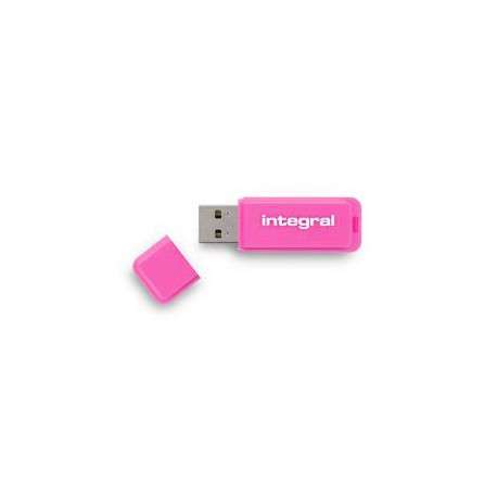 Integral Neon 32Go USB 2.0 Capacity Rose lecteur USB flash - 1