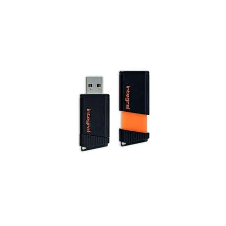 Integral Pulse 32Go USB 2.0 Capacity Noir, Orange lecteur USB flash - 1