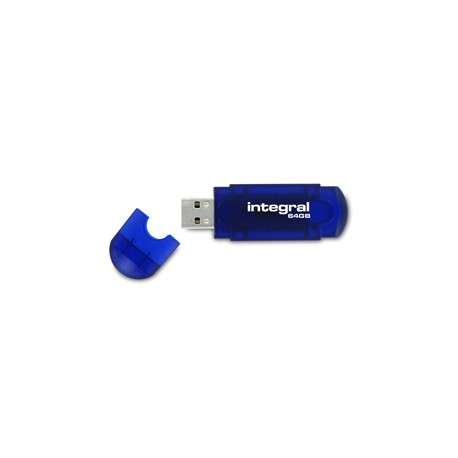 Integral EVO 64GB 64Go USB 2.0 Capacity Bleu lecteur USB flash - 1