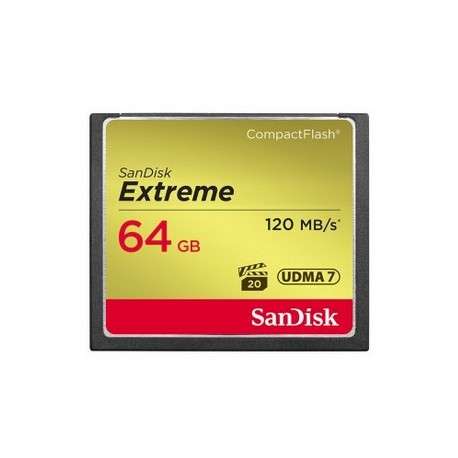 Sandisk CF Extreme 64GB 64Go CompactFlash mémoire flash - 1