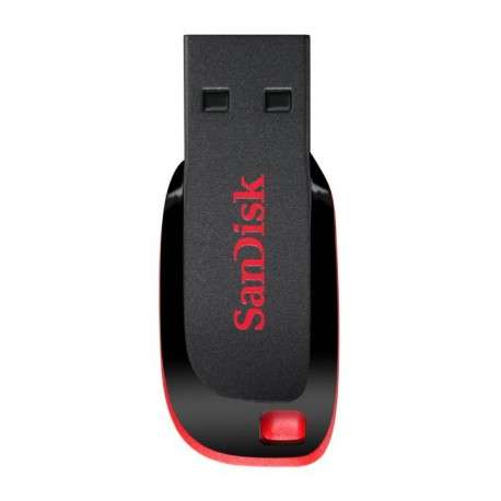 Sandisk Cruzer Blade 128GB 128Go USB 2.0 Capacity Noir, Rouge lecteur USB flash - 1