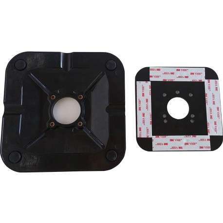 Maclocks Compulocks Adhesive Base6" for the RISE pole - Componente de montagem base de apoio adesiva Noir - 1