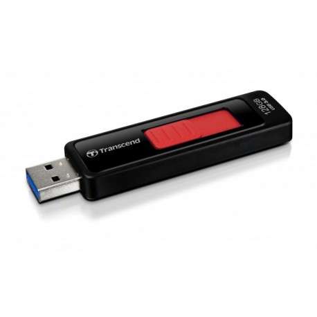 Transcend JetFlash elite 760, 128GB 128Go USB 3.0 3.1 Gen 1 Capacity Noir, Rouge lecteur USB flash - 1