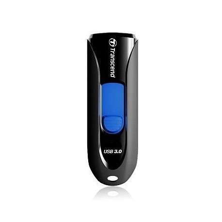 Transcend JetFlash 790 128GB 128Go USB 3.0 3.1 Gen 1 Capacity Noir, Bleu lecteur USB flash - 1