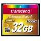 Transcend 1000x CompactFlash 32GB 32Go CompactFlash Classe 6 mémoire flash - 1