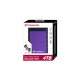 Transcend StoreJet 25H3 4000Go Noir, Violet disque dur externe - 3