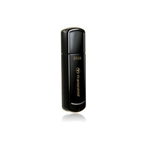 Transcend JetFlash 350 64Go USB 2.0 Capacity Noir lecteur USB flash - 1