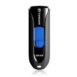 Transcend JetFlash 790 64GB 64Go USB 3.0 3.1 Gen 1 Capacity Noir, Bleu lecteur USB flash - 1