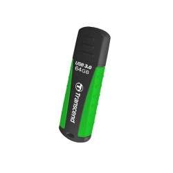 Transcend JetFlash 810 64GB USB 3.0 64Go USB 3.0 3.1 Gen 1 Capacity Noir, Vert lecteur USB flash - 1