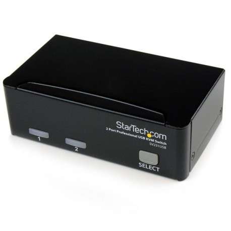 StarTech.com Commutateur KVM 2 Ports VGA USB - Switch KVM - 1920x1440 - 1