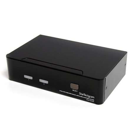 StarTech.com Commutateur KVM 2 Ports DVI, USB et Audio - Switch KVM - 1920x1200 - 1