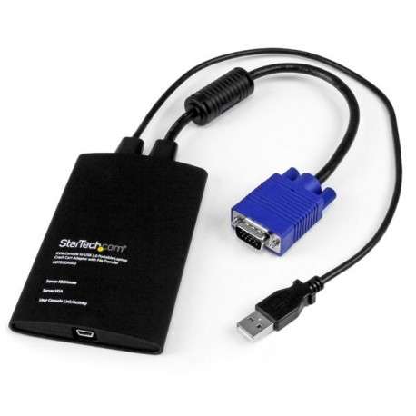 StarTech.com Adaptateur crash cart pour PC portable - Console KVM vers USB 2.0 avec transfert de fichier et acquisition  - 1