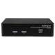 StarTech.com Commutateur KVM 2 Ports DisplayPort, USB et Audio - Switch KVM - 2560x1600 - 2