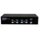 StarTech.com Commutateur KVM 4 Ports DVI USB, Montage en Rack et Audio - Switch KVM - 2560x1600 - 2