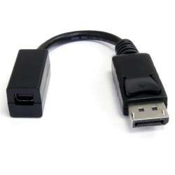 StarTech.com Adaptateur de câble vidéo 15 cm DiplayPort vers Mini DisplayPort – M/F - 1