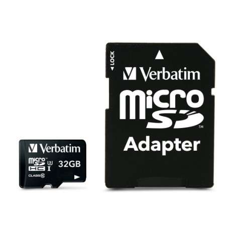 Verbatim Pro 32Go MicroSDHC UHS Classe 10 mémoire flash - 1