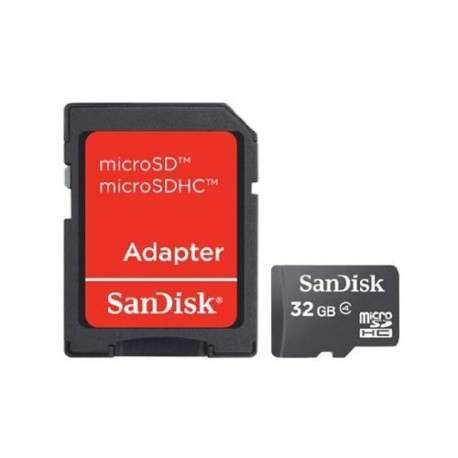 Sandisk SDSDQM-032G-B35A 32Go MicroSDHC Classe 4 mémoire flash - 1