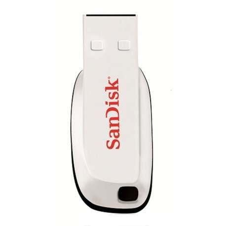 Sandisk Cruzer Blade 16GB 16Go USB 2.0 Capacity Blanc lecteur USB flash - 1