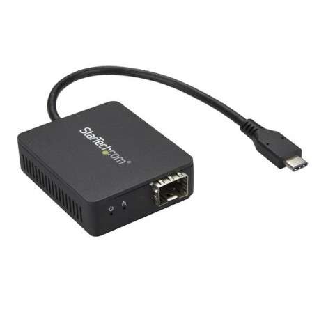 StarTech.com Adaptateur réseau USB-C vers fibre optique Gigabit Ethernet avec SFP ouvert - 1