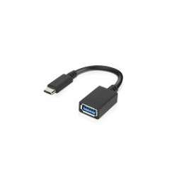 Lenovo LenovoUSB-CtoUSB-AAdapter 0.14m USB C USB A Mâle Femelle Noir câble USB - 1