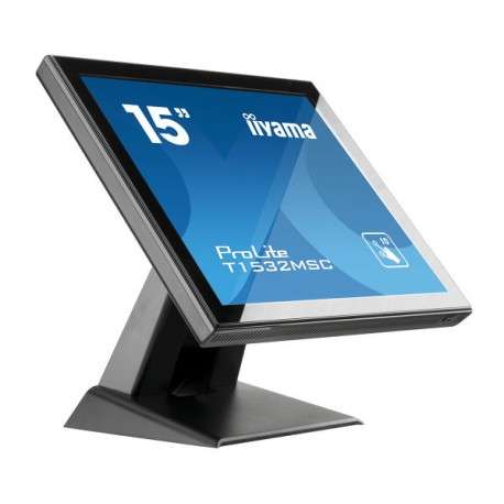 iiyama ProLite T1532MSC-B5X moniteur à écran tactile 38,1 cm 15" 1024 x 768 pixels Noir Plusieurs pressions - 1