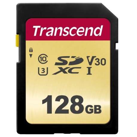 Transcend 128GB UHS-I U3 SD mémoire flash 128 Go SDXC Classe 10 - 1