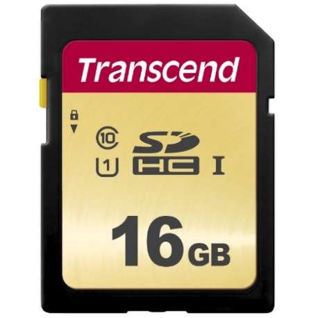 Transcend 16GB, UHS-I, SD mémoire flash 16 Go Classe 10 - 1