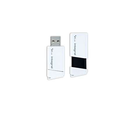 Integral INFD128GBTURBWH3.0 lecteur USB flash 128 Go 3.0 3.1 Gen 1 Connecteur USB Type-A Blanc - 1