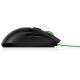 HP 300 souris USB Optique 5000 DPI Ambidextre Noir, Vert - 4