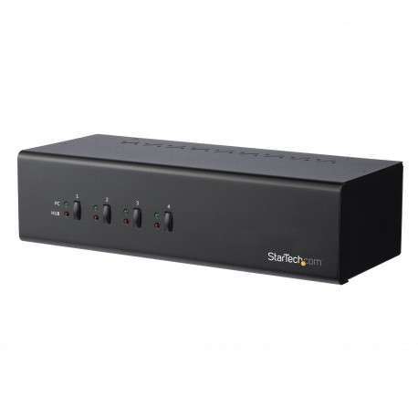 StarTech.com KVM switch écran clavier souris USB à 4 ports Dual-Link DVI avec hub USB 3.0 - 1