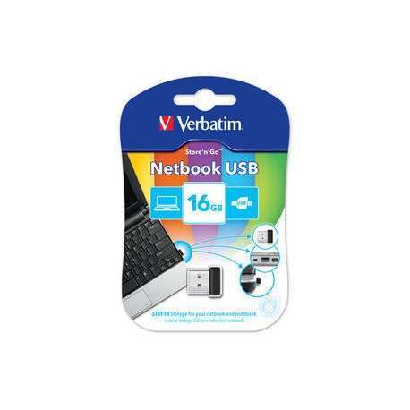 Verbatim Netbook USB Drive 16GB lecteur USB flash 16 Go USB Type-A 2.0 Noir - 1