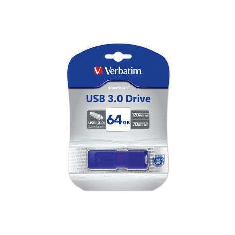 Verbatim 43897 lecteur USB flash 64 Go USB Type-A 3.0 3.1 Gen 1 Bleu - 1